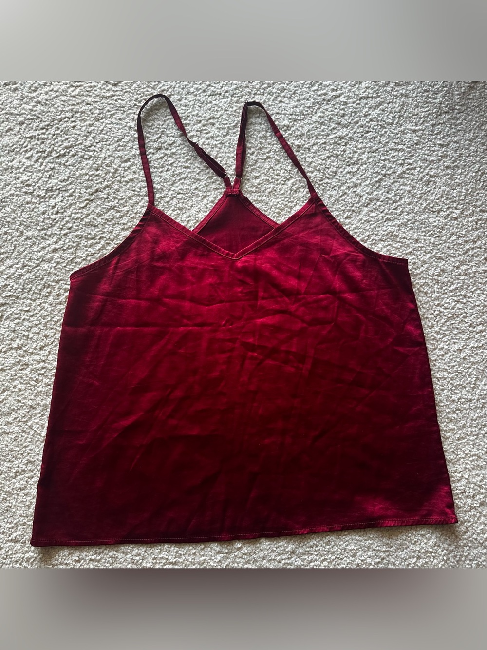 Women's Red Cami Tank Top